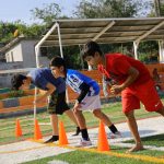 Primer Festival de Atletismo en la Unidad Deportiva de la Colonia Popular